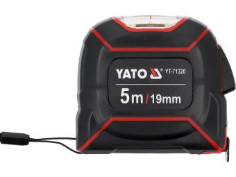 Рулетка вимірювальна зі зчитувальним вічком YATO L= 5 м x 19 мм,