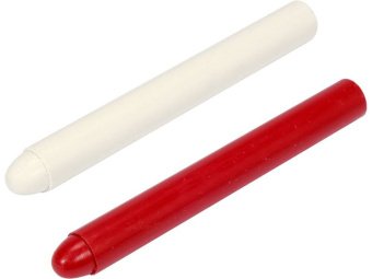 Стержні воскові для олвця-автомата VOREL Ø= 10 мм, l= 85 мм, 5 червоні і 5 білі [10]
