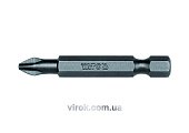 YATO Насадка викруткова YATO : "Philips" PH2 x 50 мм. HEX 1/4", AISI S2, пак 50 (Шт/ Уп.)  | YT-7848