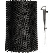 VOREL Сітка захисна для ринв від листя з 15 монтажними гаками 6 м / 18 см  | 69851