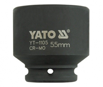 YATO Головка торцева ударна 6-гранна YATO : квадрат 3/4", М= 55 мм, L= 74 мм  | YT-1105