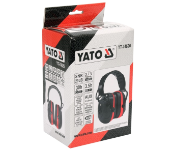 YATO Навушники електронні шумозахисні YATO з інтелектуальною системою захисту слуху і модулем BLUETO