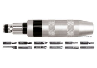 VOREL Викрутка ударна : 12 насадок  | 65123