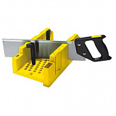 STANLEY 1-20-600 Стусло из полистирола с ножовкой и фиксаторами, длина 220 мм, ширина 80 мм, высота 