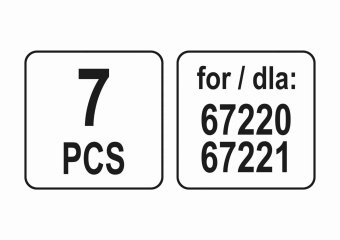 LUND Насадки для парових швабр 67220 і 67221 : 7 шт  | 67224
