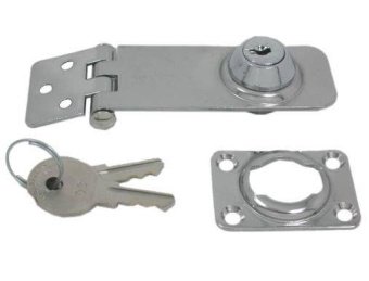 Петля із замком, нержавіюча сталь А2 (AISI 304)