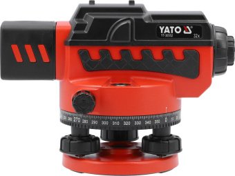 Нівелір оптичний авто-налаш YATO об'єктив Ø= 38мм, кратніс- 32Х, раді дії- 0,5-50 м, точніс- 1мм/30м