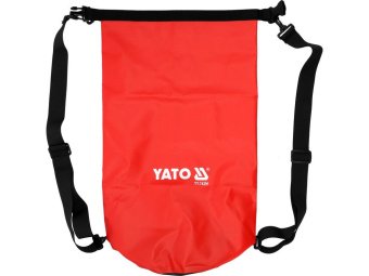 Сумка-рюкзак водонепроникна YATO з 2 плечовими пасами, 20 л, 24х 59 см, з ПВХ брезента [40]