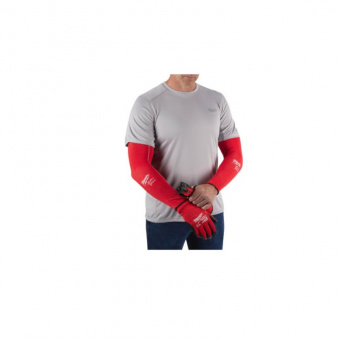 MILWAUKEE Нарукавник червонийз опором порізам 3 рівня, 45см | 4932478585