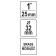 YATO Штуцер для сполучення водяного насоса з шлангом YATO; "ялинка" FI 25- різьба М32, латунний  | Y