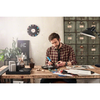 Акумуляторна клейова ручка Bosch Gluey Lagoon Blue (1.2 В, 2х2.1 А*год, 150°C) (06032A2104)