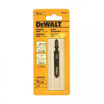DeWalt DT2101XM Полотно пильное, НМ, лист/нерж. сталь, пр. Рез, 1,5-4мм, 1 шт.