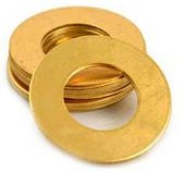 Шайба плоская латунная Din 125 M5 (уп 1000 шт.)