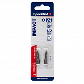 Specialist+ 24/2-054 Вставка-викрутка біта PZ1x25, 2 шт (24/2-054)