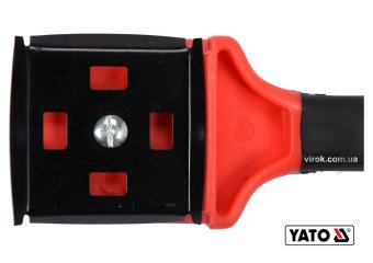 YATO Цикля-скребок з поліпропіленовим корпусом і гумовою ручкою YATO: лезо- 65 мм, l= 270 мм  | YT-7