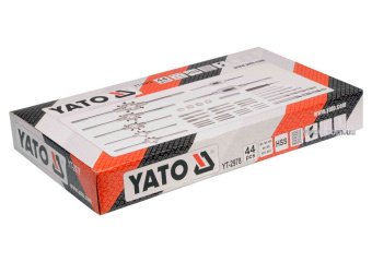 YATO Мітчики і плашки YATO : М3-М12, Набір 44 шт.  | YT-2978