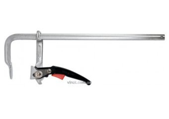 YATO Струбцина з важільним затискачем, стальна, тип "F" YATO; l= 400 мм, h= 100 мм  | YT-63954