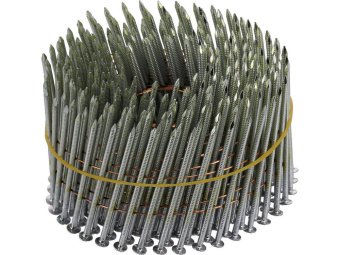 Цвяхи барабанні до пневматичного пістолета VOREL L=64мм, Ø=2.5мм, кут 15-16˚, 3600шт (YT-09213-09214