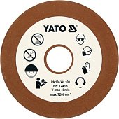 YATO Диск точильний відрізних ланцюгів YATO,Ø=108/23, t=3,2мм, G100 з кераміки для верстата YT-84990