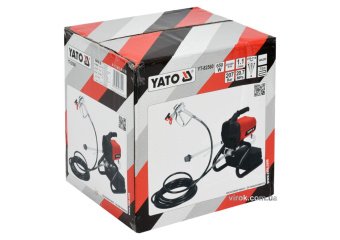 YATO Малярна станція гідродинамічна мережева 230В YATO, 650 Вт, витрата- 1,1 л/хв, шланг-7,5м  | YT-
