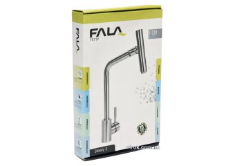 FALA Змішувач води для раковини "STEELY 3" з кульовим регулятором  | 75719