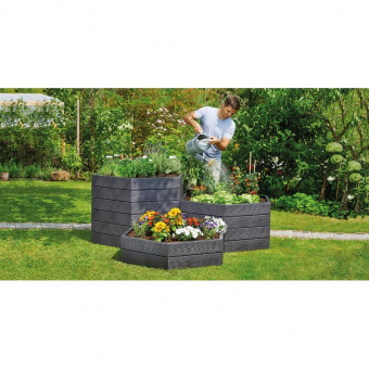 GARANTIA 645100 Висока грядка ERGO, висота 25 см, 6 панел. комплект