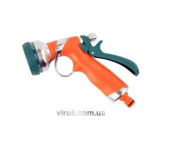 FLO Зрошувач-пістолет 8-режимний до шлангу 1/2", TPR-пластик + цинк  | 89195