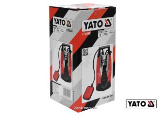 YATO Насос для брудної води мережевий YATO: 1100 Вт, 14000 л/год, макс.висота-10 м, макс.глибина- 7 