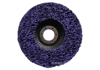 VIROK Круг зачистний нетканий жорсткий NINJA : Т27, 125х22 H=13 мм, Р46 (5/100 шт. уп) | 65V700