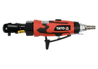 YATO Тріщатка пневматична YATO : квадрат- 1/4", F= 27 Нм, спож. повітря- 113 л/хв, тиск- 6.3 Bar  | 