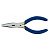 VOREL Щипці плоскі міні з ізольованими ручками , l= 125 мм  | 42303