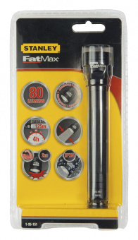 STANLEY 1-95-151 Фонарь светодиодный FatMax Aluminium Torch с алюминиевым корпусом