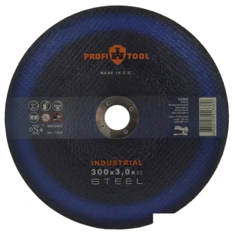 Круг отрезной по металлу PROFITOOL INDUSTRIAL 300х3.0х32.0 мм, A30S-BF, F41, 5100 об/мин