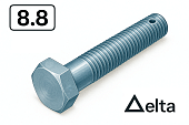 Болт DIN 933 2М8х16 8,8 Delta