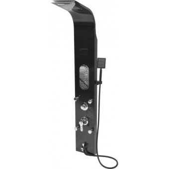 FALA Душова панель STEELY 5 : 4 функції, 155 х 22 x 7.5 см, шланг l= 150 см, з нержавіючої сталі(DW)