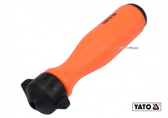 YATO Ручка для напильника YATO : Ø= 4.5 мм. з різьбовим фіксатором, поліпропіленова (YT-85026)  | YT