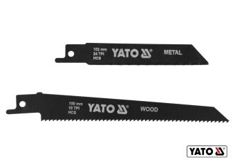 YATO Пила шаблева мережева YATO : P= 1050 Вт, 0-2500 об./хв, глиб. різу: 150 мм (дер), 10 мм (мет)  