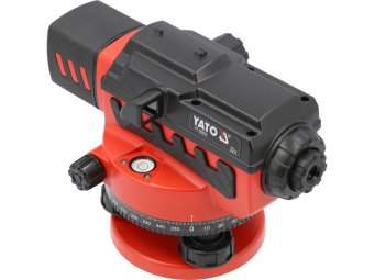 Нівелір опт авто-налаш. з штатив і рейко YATO об'єкт Ø= 38мм, крат- 32Х радіу- 0,5-50м точн- 1мм/30м