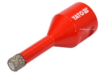 YATO Свердло по кераміці і гресу в сух. і мокр YATO: Ø=8мм з алмаз пругом, до шліфмашин. кріплен-М14