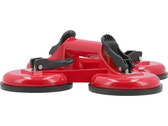 Присоска вакуумна YATO: 4 чашки Ø= 120 мм, m= 180 кг з алюмінію [5]