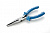 Длинногубцы прямые стандарт 180мм СИЛА