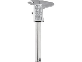 Штангенциркуль YATO : L= 70 мм, точність ± 0,05 мм [10]