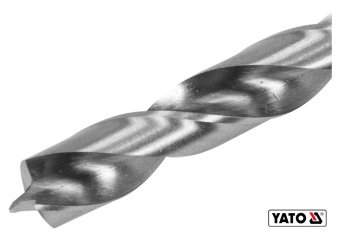 YATO Свердло по дереву YATO : Ø10 x 100/60 мм, хвостовик- HEX 1/4", HSS 4241  | YT-33866