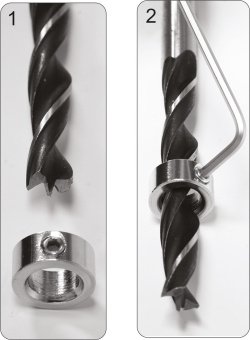 YATO Обмежувачі глибини свердління YATO для свердл Ø= 6, 8, 10 мм, 3 шт. з ключом  | YT-44100