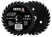 YATO Диск-фреза відрізний YATO по дереву, ПВХ, гіпсу; Ø=125/22.2 мм, h=5 мм  | YT-59161