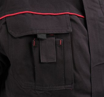 YATO Куртка робоча COMFY YATO розмір XL, чорно-червона, 7 кишень, 100% бавовна  | YT-79234