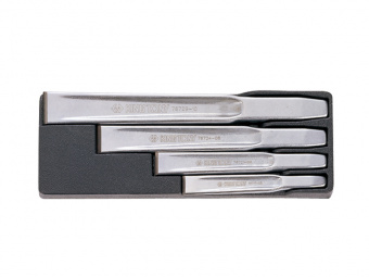 KING TONY Зубила в наборе 4ед в ложементе | 11104PR10