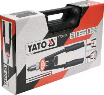 YATO Заклепочник дворучний YATO для нітогайок М5-12 мм, L= 338 мм  | YT-36119