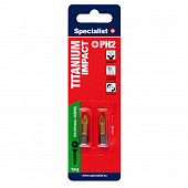 Specialist+ 24/2-057 Вставка-викрутка біта TITAN PH2x25, 2 шт