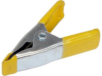 Струбцини "прищіпка" VOREL l= 50 мм, розвід губ- 20 мм зі сталі, 6 шт. [36/144]